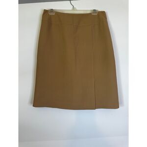 Justin Taylor for SUI Women’s Skirt Size 12 Tan Lined Pencil Career Work Office